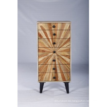 Vintage industrial moderno diseño hermoso cajón de madera del cajón